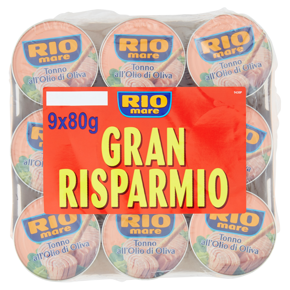 Riomare - Tonhal olivaolajban 12*80g