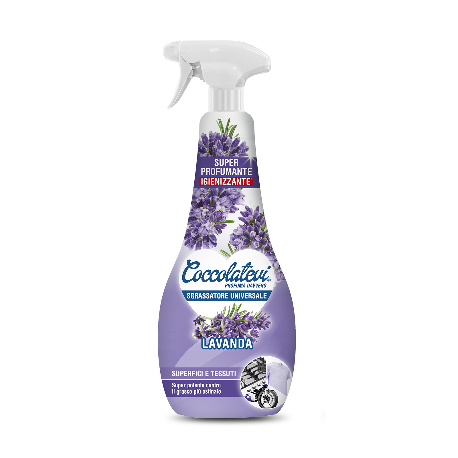 Coccolatevi - Univerzális zsíroldó spray (Levendula) 750 ml