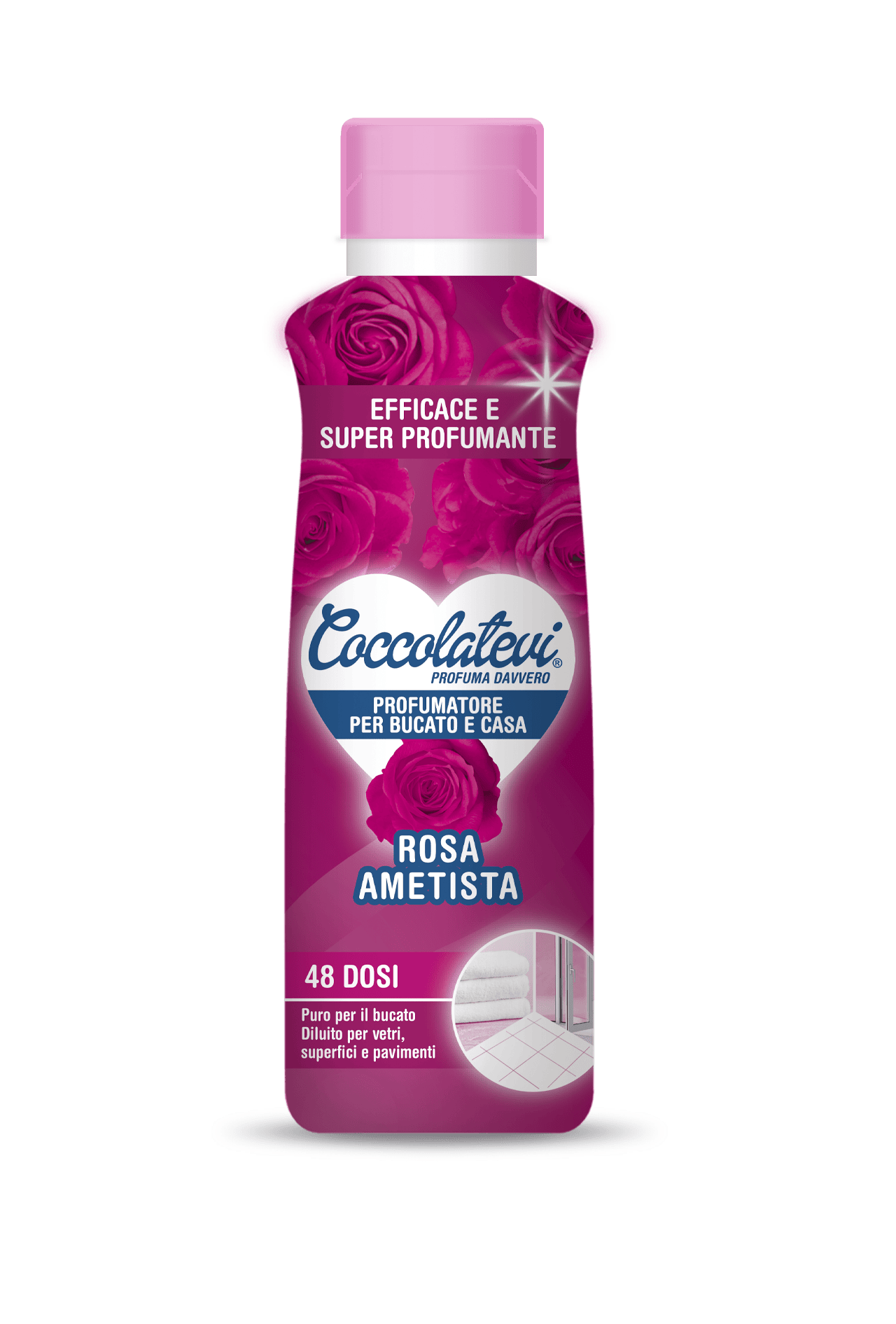 Coccolatevi - Rosa Ametista 250 ml (40 mosás)