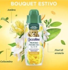 Coccolino - parfüm ruhákhoz Bouquet Estivo, 342 ml