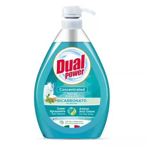 Dual Power - mosogatószer bikarbónával 1 L