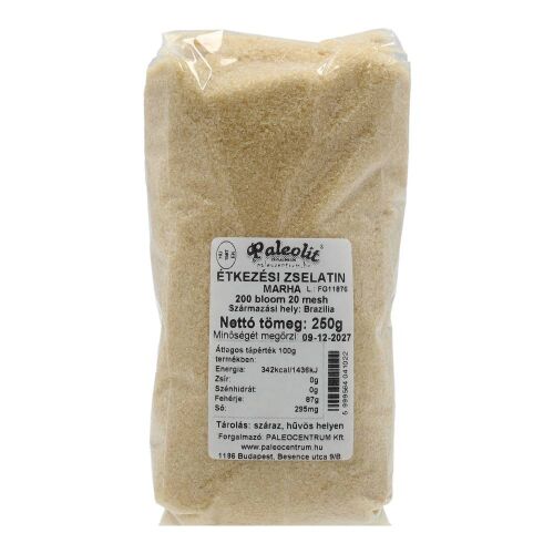 PALEOLIT - ÉTKEZÉSI ZSELATIN 250 G (MARHA)