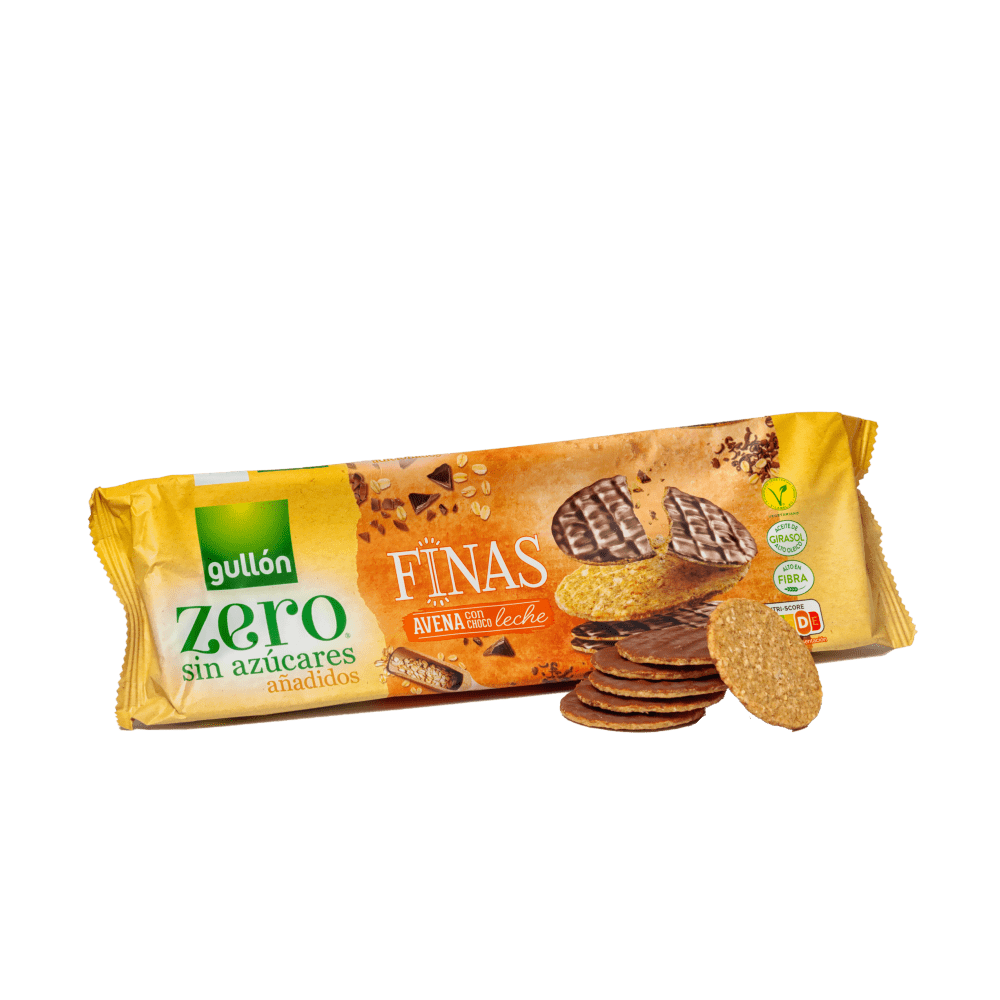 Gullón - Finas avena tejcsokoládés zabkeksz zero cukor 150 g