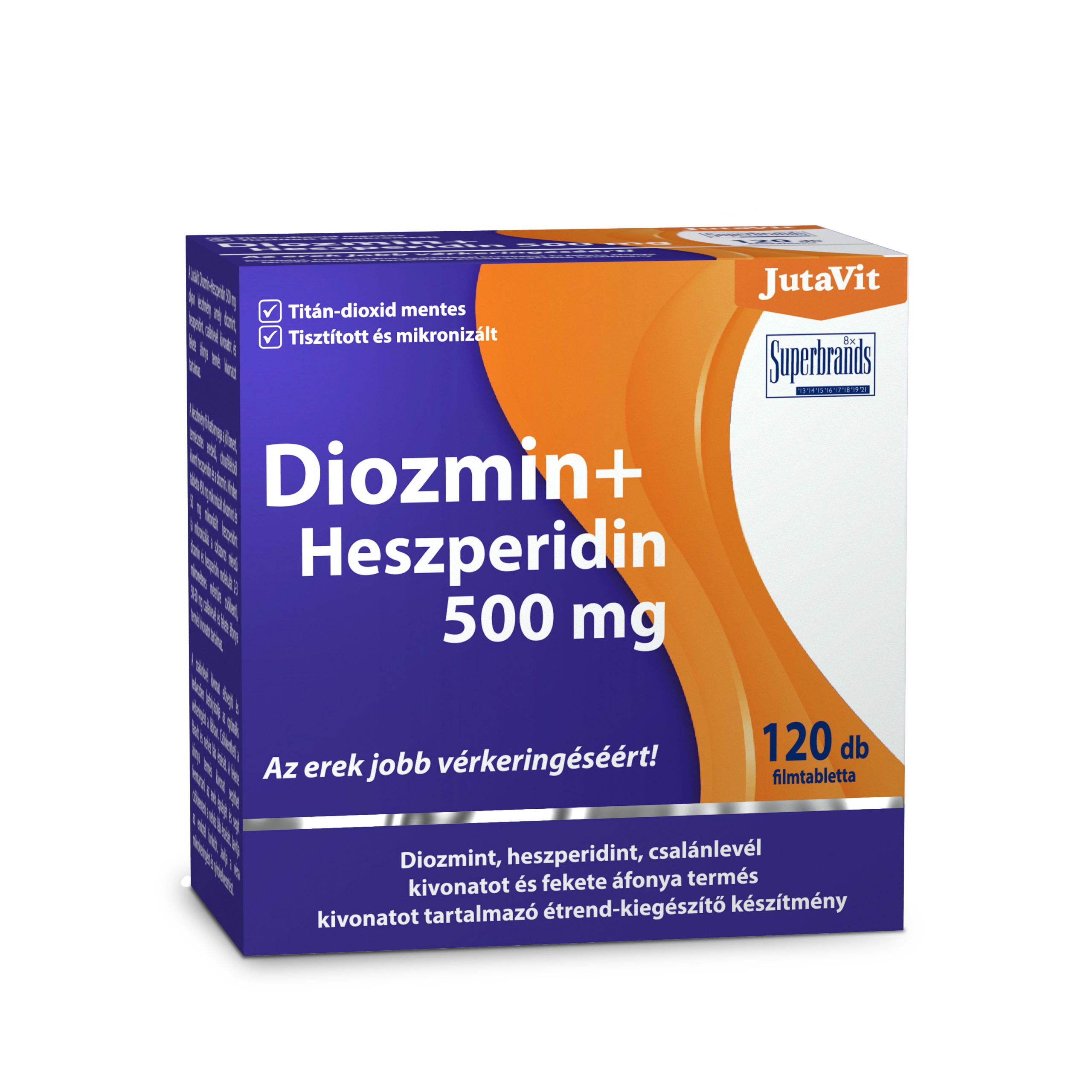 JutaVit - Diozmin+Heszperidin 500mg 120x