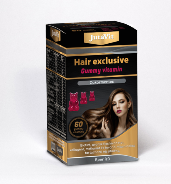 JutaVit - Hair Exclusive Gummy Vitamin Cukormentes 60x ÚJ TERMÉK!