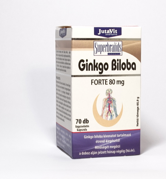 JutaVit - Ginkgo Biloba forte 80mg 70db