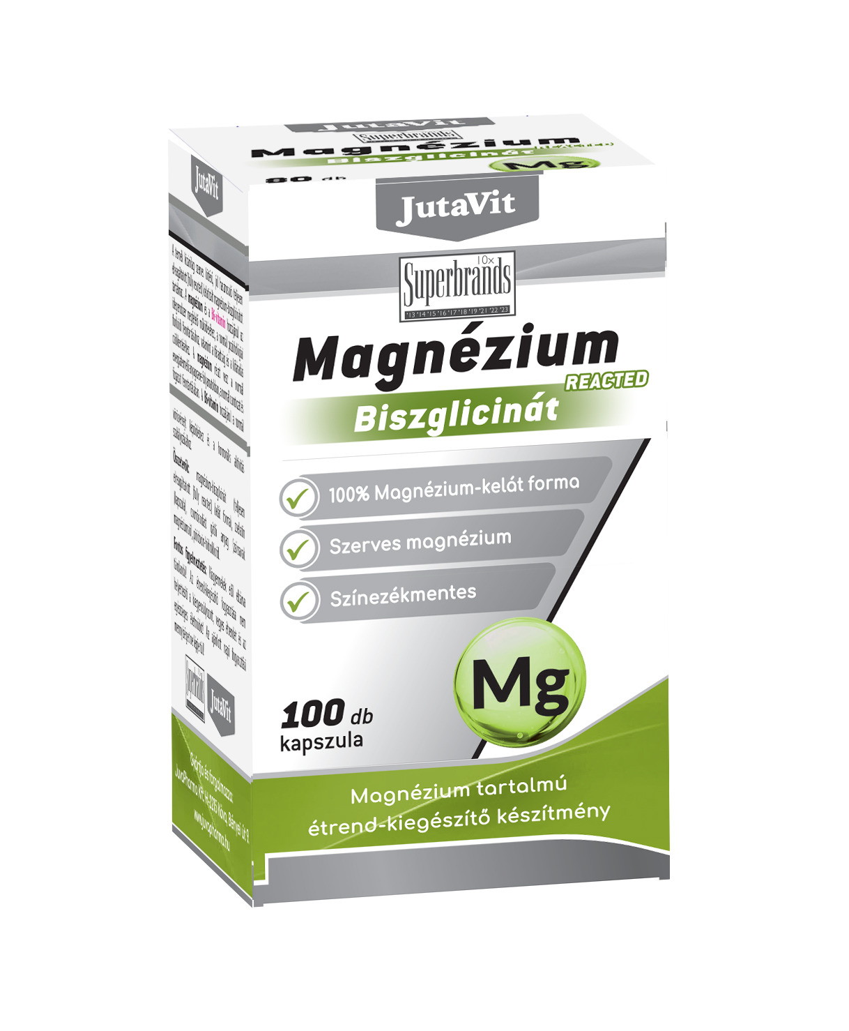 JutaVit - Magnézium-biszglicinát 100x ÚJ TERMÉK!
