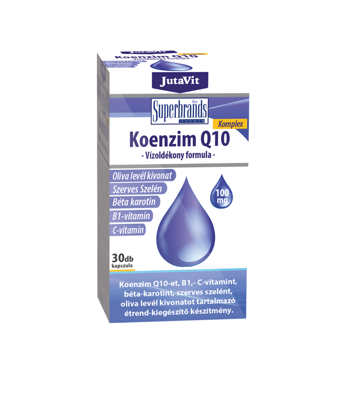JutaVit - Koenzim Q10 100mg Vízoldékony formula 30x
