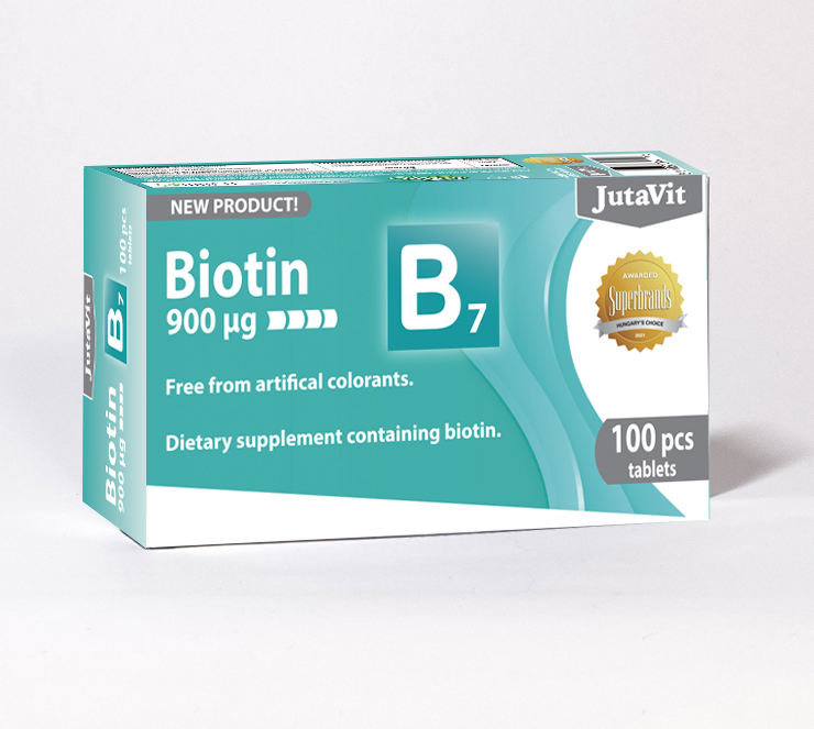 JutaVit - Biotin (B7) 900µg 100x