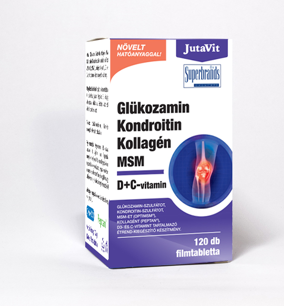 JutaVit - Glükozamin+ Kondr.+ Koll.+ MSM 120x É.K.
