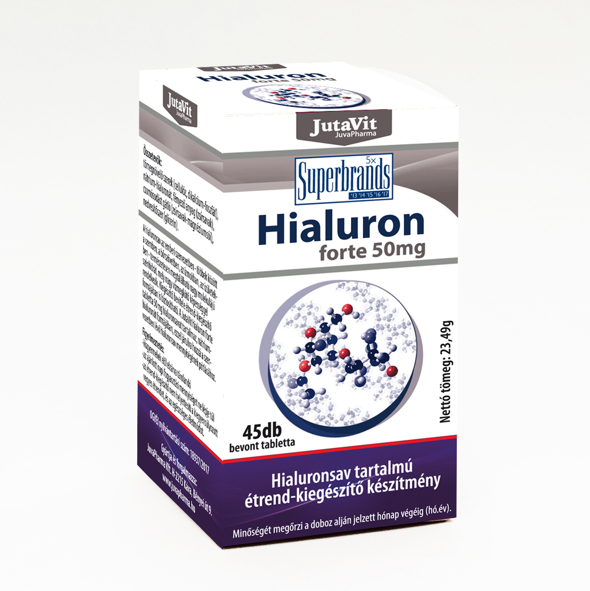 JutaVit - Hialuron forte 50mg 45x
