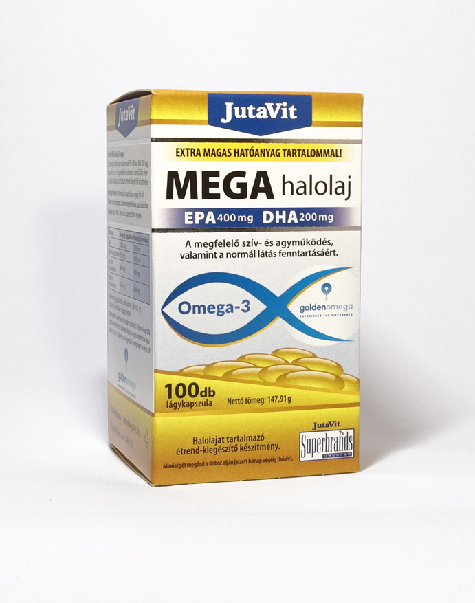 JutaVit - Mega Halolaj Omega-3 100x