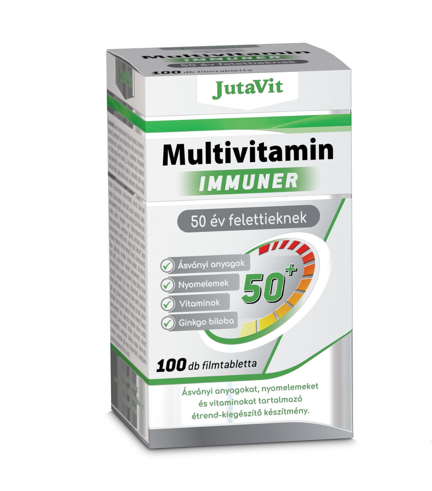 JutaVit - Multivitamin felnőtteknek immuner 50+ 100 DB (50 éven felülieknek)