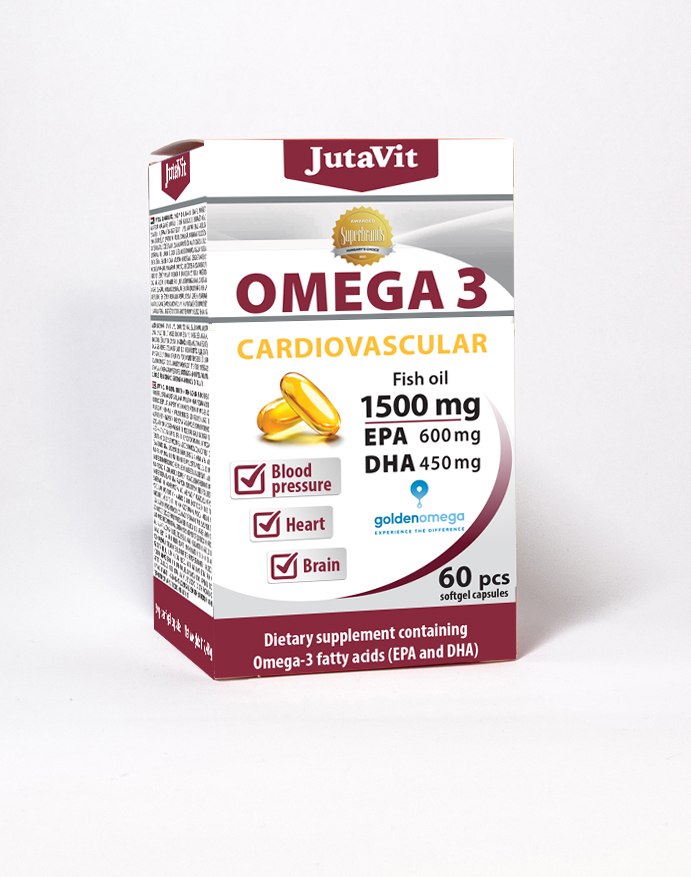 JutaVit - Omega-3 Cardiovascular 1500mg 60x É-K.