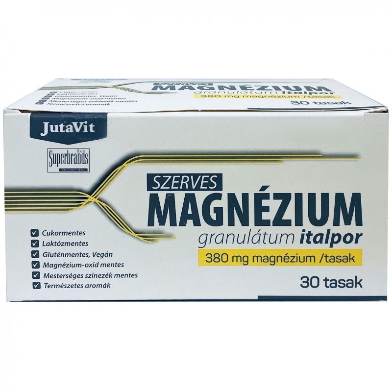 JutaVit - Szerves Magnézium granulátum 380mg/tasak 30db