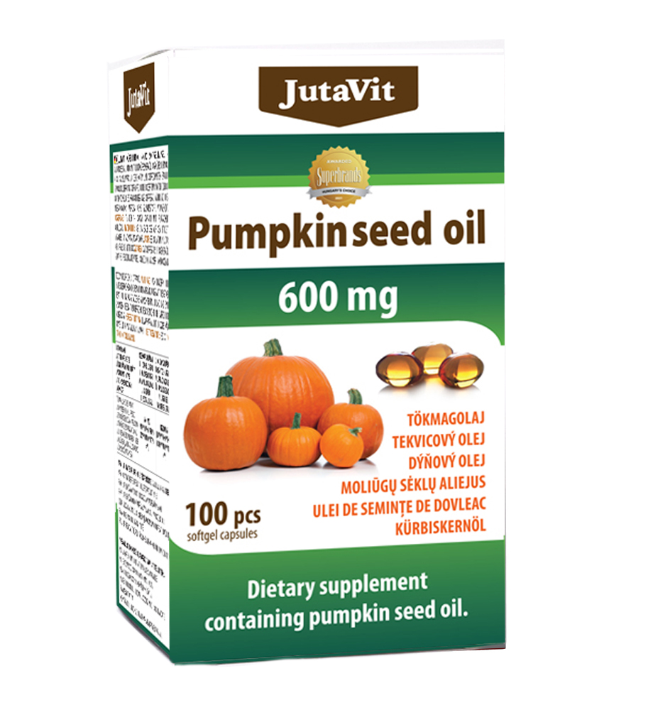 JutaVit - Tökmagolaj 600mg kapszula 100x