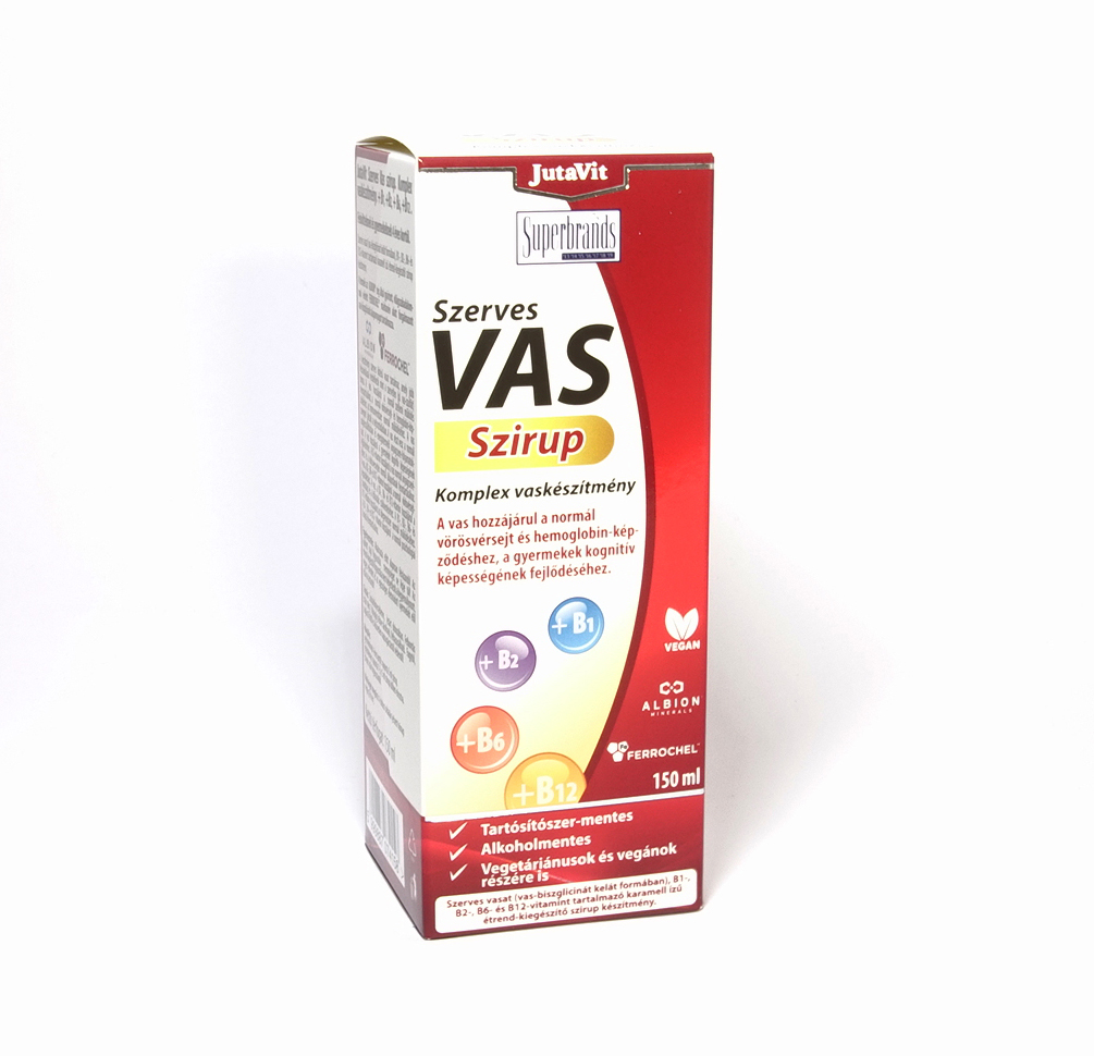 JutaVit - Szerves Vas Szirup 150 ml