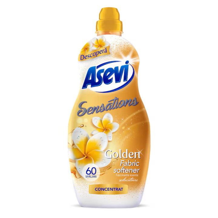 Asevi - Sensations Golden öblítő (60 mosás) 1, 44 L
