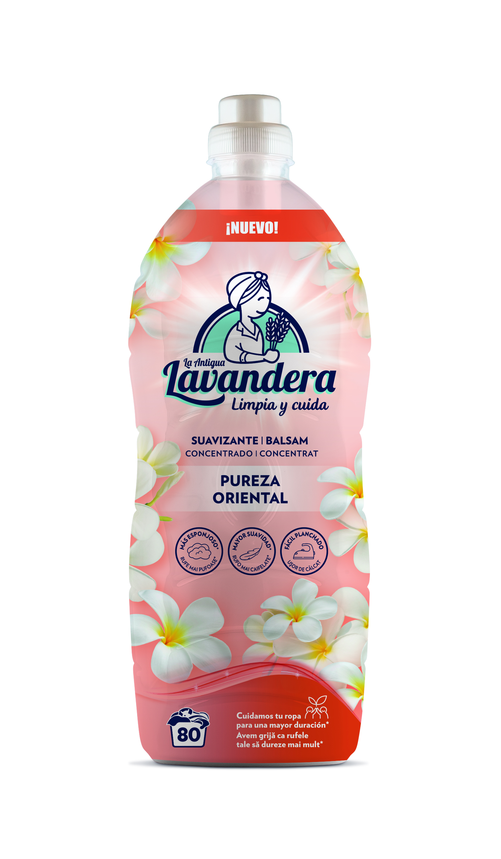 Lavandera - Keleties tisztaság öblítő 1, 76 L (80 mosás)