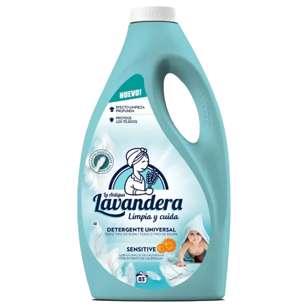 Lavandera - Sensitive Baby Folyékony mosószer (83 mosás) 2, 49 L