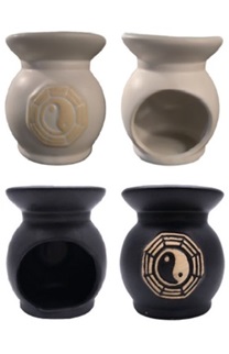 Illóolajtartó kerámia jin-jang/db