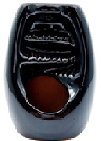 Kúpfüstölőtartó kerámia buddha /db