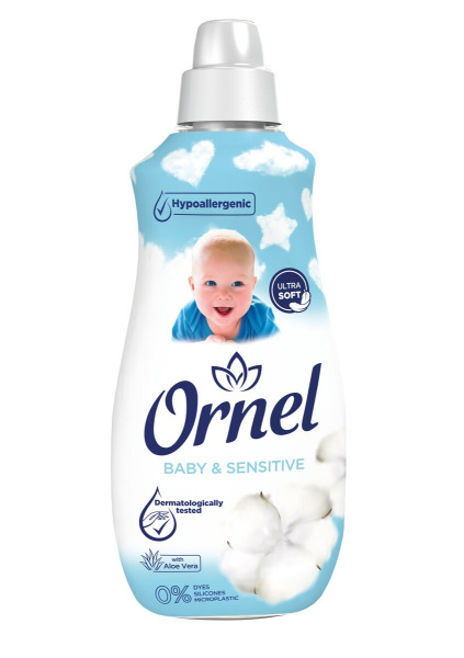 Ornel - Baby&sensitive öblítő 2, 4 L (96 mosás)
