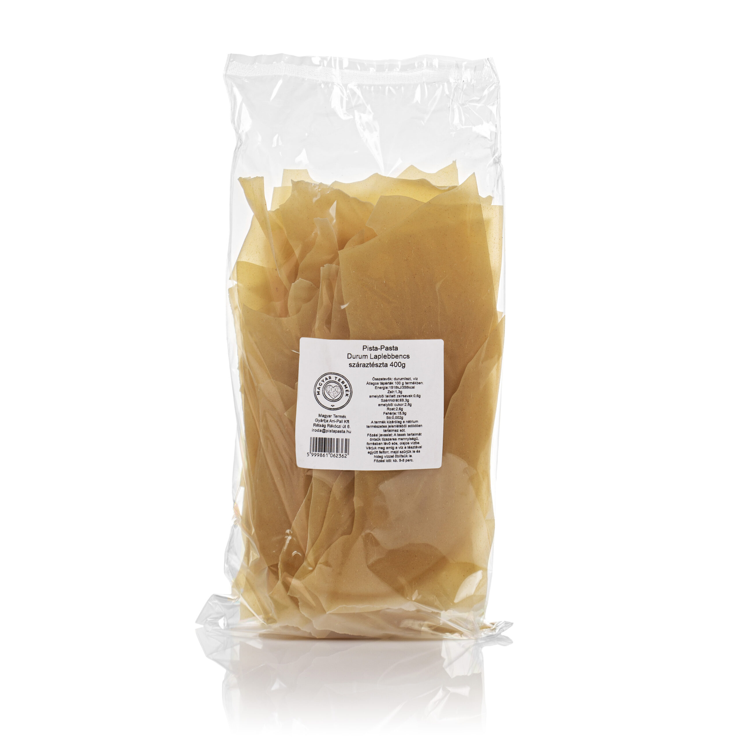 Pista Pasta - Durum Laplebbencs 400 g