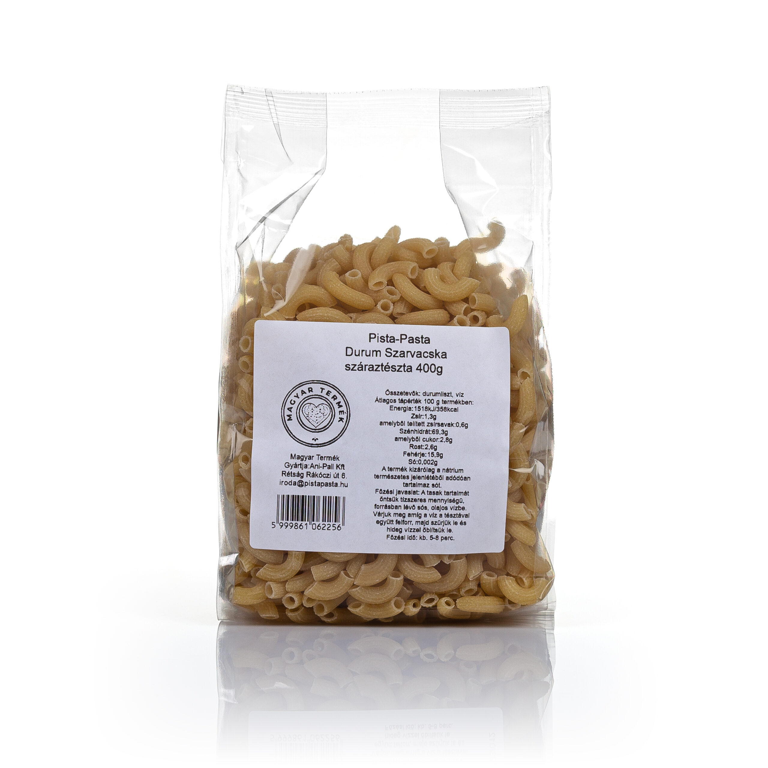 Pista Pasta - Durum Szarvacska 400 g