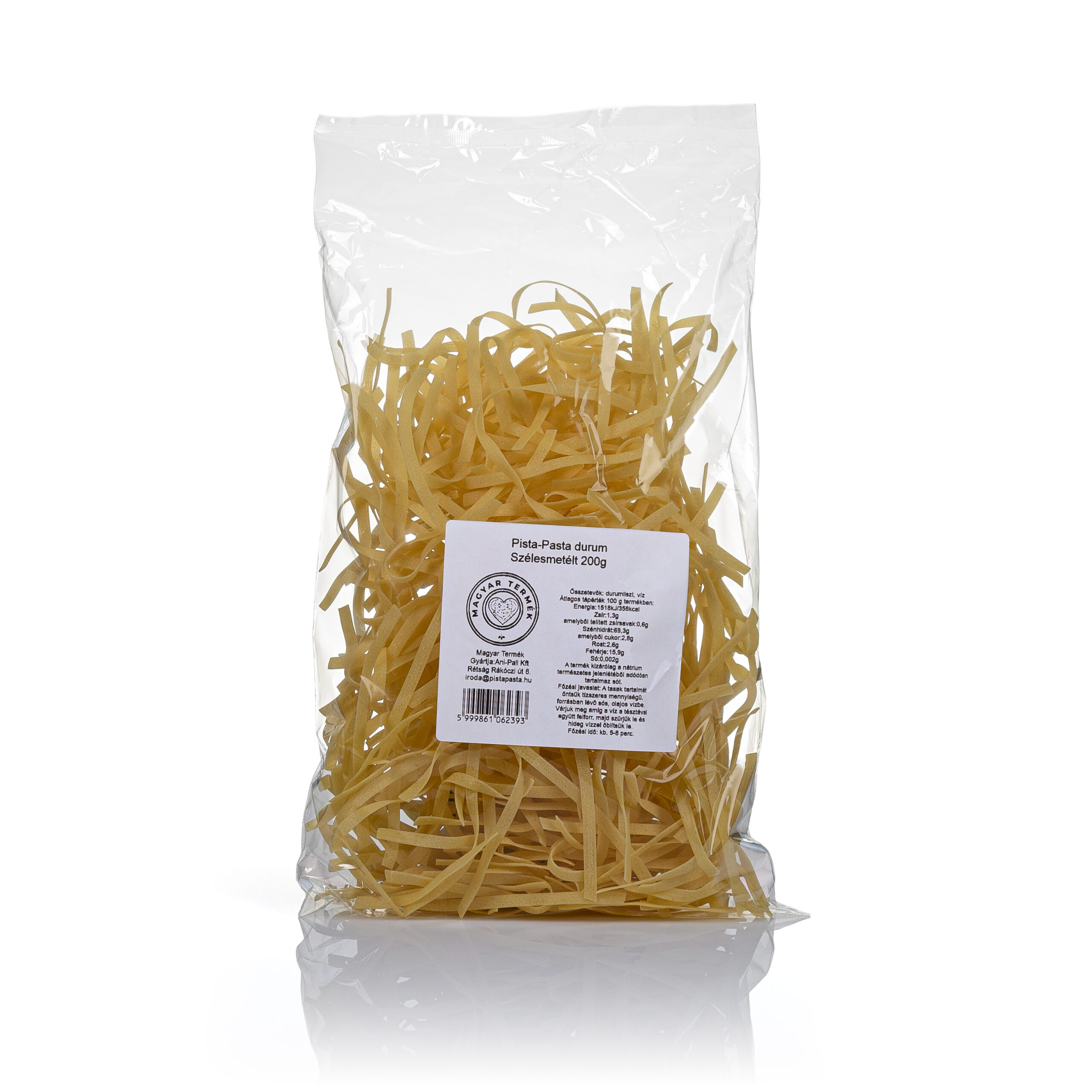 Pista Pasta - Durum Szélesmetélt 200 g