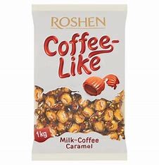 Roshen - Coffee Like karamellás kávés cukorka 1 kg