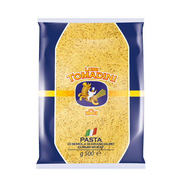 LUIGI TOMADINI - FILINI/CÉRNÁCSKA TÉSZTA 100 % DURUMLISZTBŐL 500 g