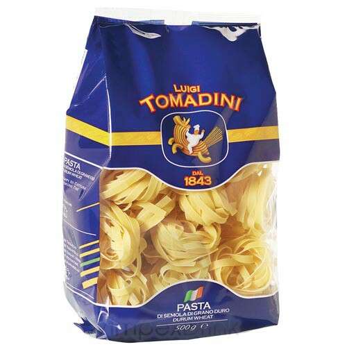 LUIGI TOMADINI - TAGLIATELLE /FÉSZEK SZÉLESMETÉLT TÉSZTA 100 % DURUMLISZTBŐL 500 g