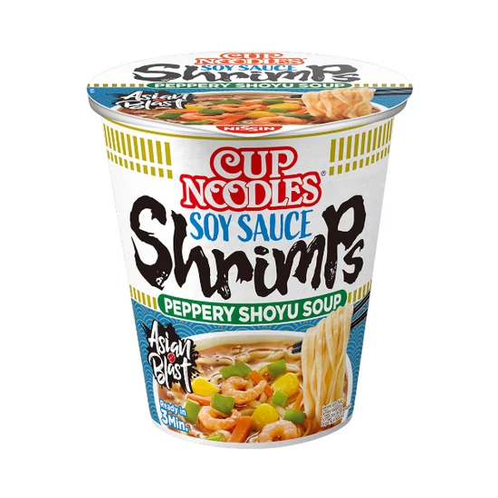 Nissin - Cup Noodles Szója Szószos Rák Ízű Tésztaleves 63 g
