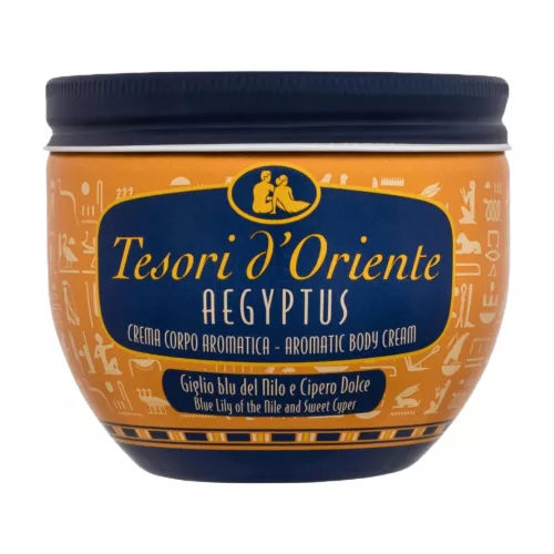 TESORI D'ORIENTE - testápoló krém egyiptomi illat 300 ML