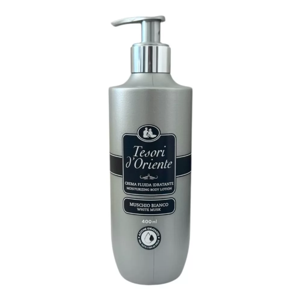 TESORI D'ORIENTE - hidratáló testápoló krém Muschio Bianco illat 400 ML