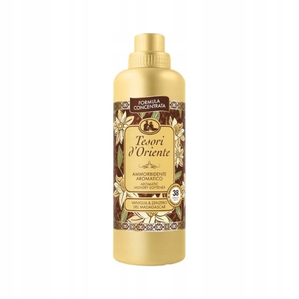 Tesori d'Oriente - Öblítőkoncentrátum Vanília-gyömbér édes és fűszeres illattal 760 ml (38 mosás)