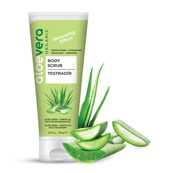 Aloe Vera Organic - Bőrmegújító testradír 250 ml