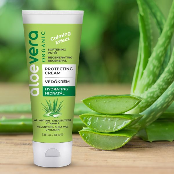 Aloe Vera Organic - Bőrnyugtató, regeneráló védőkrém 100 ml