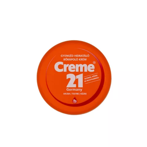Creme 21 - Gyengéd hidratáló bőrápoló krém normál bőrre B5 provitaminnal arcra, testre, kézre 150ml