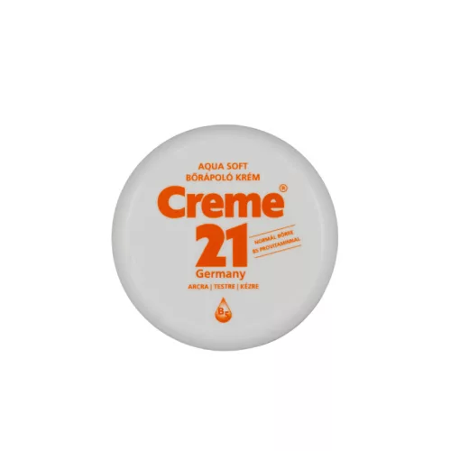 Creme 21 - Aqua Soft bőrápoló krém normál bőrre B5 provitaminnal arcra, testre, kézre 150ml