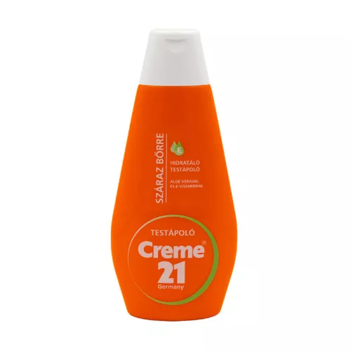 Creme 21 - Hidratáló testápoló aloe verával és E-vitaminnal száraz bőrre 400 ml