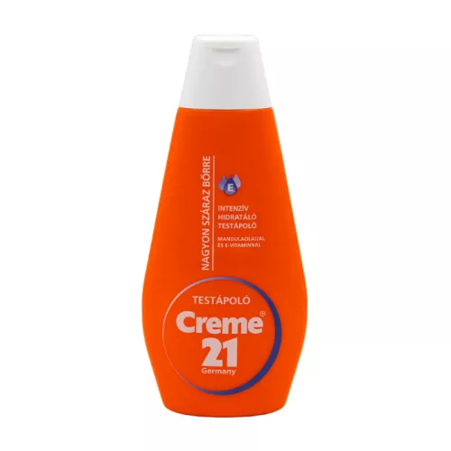 Creme 21 - Intenzív hidratáló testápoló mandulaolajjal és E-vitaminnal nagyon száraz bőrre 400 ml
