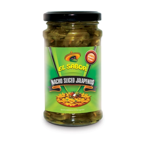 EL SABOR Jalapeno paprika - szeletelt 220g / 125g
